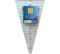 Simpli-EZ 8829418 30-Degree Triangle Quilting Tool, White