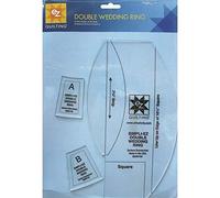 Simpli-EZ 8829419 Double Wedding Ring Quilting Tool, Acrylic