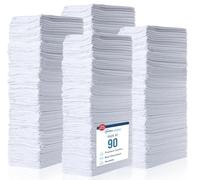 Simpli-Magic 79006-100PK Shop Towels 14”x12”, White, 100 Count (Pack of 1)