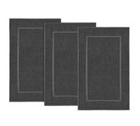 Simpli-Magic 79180 Bath Mats, 21"x34", Gray 3 Count