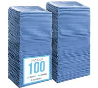 Simpli-Magic 79185 Shop Towels 14”x12”, Blue, 100 Pack