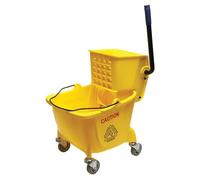 Simpli-Magic Mop Bucket with Wringer, 5 Gallon, Yellow