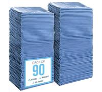 Simpli-Magic Premium Shop Towels 14”x12”, Commercial Grade Blue, 100 Pack