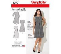 Simplicity 1277 Size BB Miss Amazing Fit Dress Sewing Pattern