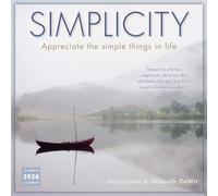 Simplicity 2026 Wall Calendar - Inspirations for a Simpler Life by Deborah Dewit, 12" x 12"