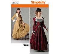 SIMPLICITY 2172 MISSES STEAMPUNK COSTUME Sewing Pattern Size 6-12 & 14-22