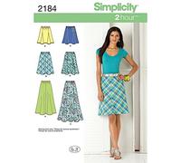 Simplicity 2184Women's Skirts, Paper, White, H5 (6-8-10-12-14)