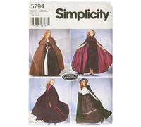 Simplicity 5794Women's Costumes, Paper, White, A (XS,S,M,L)