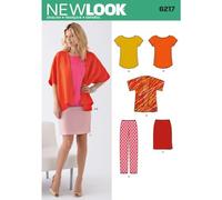 Simplicity 6217 Size A 10/12/14/16/18/20/22 "Misses' Separates New Look Sewing Pattern