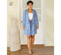 Simplicity 8558Simplicity Pattern 8558 Women’s' Separates by Mimi G Style, Paper, White, U5 (16-18-20-22-24)