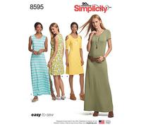 Simplicity 8595Pattern 8595 Women’s Knit Dresses