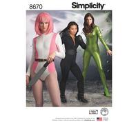 SIMPLICITY 8670 MISSES' COSPLAY COSTUMES Sewing Pattern Sizes 6-14 & 16-24