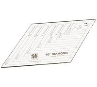 Simplicity 882670182A EZ Quilting 60 Degree Diamond Shape Acrylic Template - White