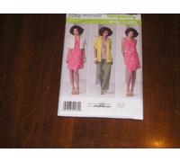 Simplicity AA XXS-XS-S-M Sewing Pattern 2262 Misses and Plus Easy To Sew Sportswear