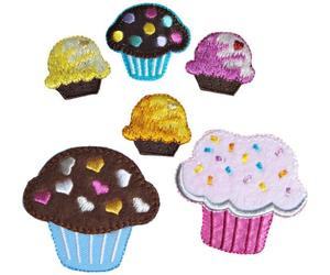 Simplicity Assorted Cupcakes Multi-Pack Iron on Applique