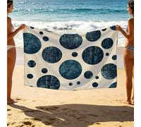 Simplicity Beach Towel 88x64In Lightweight Travel Essentials Geometry Beach Towels Oversized 220x160 cm Unisex Soft Comfortable Quick Dry Sand Resistant for Summer Swimming Camping Vacation SLJT-4774