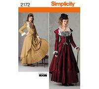 Simplicity Hh 6-8-10-12 Sewing Pattern 2172 Misses Costume 2172Hh