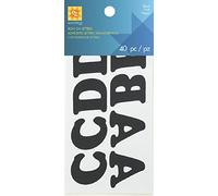 Simplicity Iron-On Letters, Black, 3.3 cm