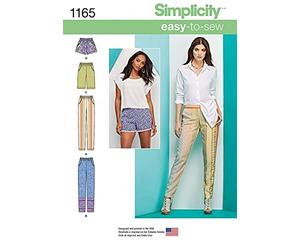 Simplicity Ladies Easy Sewing Pattern 1165 Shorts & Trouser Pants