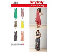 Simplicity Ladies Easy Sewing Pattern 1358 Summer Beach Dresses