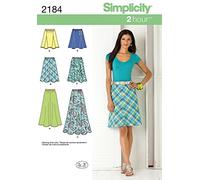 Simplicity Ladies Easy Sewing Pattern 2184 Flared & Gored Skirts