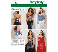 Simplicity Ladies Sewing Pattern 1183 Boned Corsets & Basques