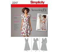Simplicity Ladies Sewing Pattern 2247 V Neck Empire Seam Dresses
