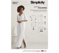 Simplicity Misses' Caftan with Options for Design Hacking, A Size XXS-XXL, Model 0944/8657