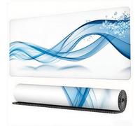 Simplicity Mouse Pad 1500 x 800 x 3 mm XXL Desk Mat Line Mouse Mat, Extended Japanese Mousepad, Large Desk Pad with Non-Slip Base and Stitched Edge Office Accessories for Gaming Work Laptop, Model958