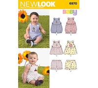 Simplicity New Look Pattern N°6970: Baby Set, Paper, Multicolored, NN-G