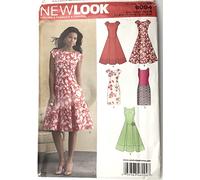 Simplicity New Look Sewing Pattern 6094: Misses' Dresses, Size A(8-10-12-14-16-18), Paper, Multicoloured