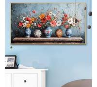 Simplicity Paint by Numbers for Adults Beginners, DIY Paint by Numbers Vase Large 30x60CM Colored Canvas Drawing,Acrylic Pigment Paintwork Kit Hobbies for Adults Women,Halloween Decorations Q6-198