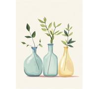Simplicity Paint by Numbers for Adults,Plant Painting by Numbers Kits Children or Beginner,DIY Canvas Adult Crafts Oil Painting with Paint Brushes Acrylic Drawing Paintwork 60x80cm Frameless E1-1138