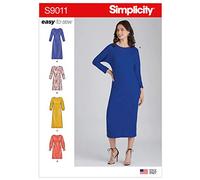 SIMPLICITY Paper Pattern-US9011R5-MISSES-DRESS, Various, R5 (14-16-18-20-22)
