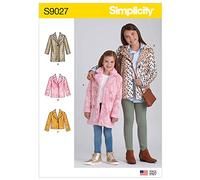SIMPLICITY Paper Pattern-US9027HH-CHILD/Girl-Jacket/Coat, Various, HH (3-4-5-6)