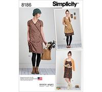 Simplicity Dottie Angel Women`s Dress Sewing Pattern, 8186