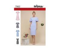 Simplicity Pattern 8292 R5 (14-16-18-20-22) Misses' Dresses, Paper, White, 22 x 15 x 1 cm US8292R5