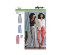 Simplicity Women's Skirt and Trousers Sewing Pattern, 8389
