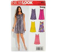 Simplicity Pattern N°6125 New Look: Dress, Paper, White, 38-50