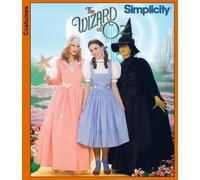 Simplicity Pattern U04136HH Women's Costumes, Paper, White, HH (6-8-10-12)