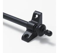 Simplicity Quality Stair Rods 3/8" x 36" Wrought Iron Flat bar Urn Finial