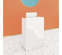 Simplicity Reception Desk - Stylish Cashier Cabinet with Drawer Perfect for Supermarkets Mini Markets Hotels Lobby Tables Retail Counters Modern Reception Furniture