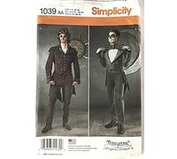 Simplicity Sewing Pattern 1039: Men's Cosplay Costumes, Size, Paper, White, AA (38-40-42-44)