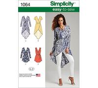 Simplicity Sewing Pattern 1064: Misses' Tunics, Size H5(6-8-10-12-14), Paper, White