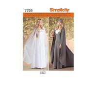 Simplicity Sewing Pattern 1551: Misses' Costumes, Size, Paper, White, U5 (16-18-20-22-24)