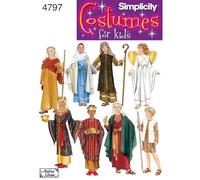 Simplicity Sewing Pattern 4797 A Boy and Girl Costumes