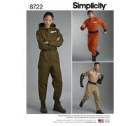 Simplicity Sewing Pattern 8722 Misses Men's & Teens Overall Costume