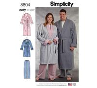 Simplicity Sewing Pattern 8804 Sleepwear, Pyjamas, Dressing Gowns