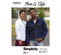 Simplicity Us8845A Pattern S8845 Mimi G Jean Jacket, a (xs-S-M-L-xl) , White
