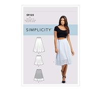 SIMPLICITY Sewing Pattern Misses' Skirts, Various, R5 (14-16-18-20-22), SS9123R5